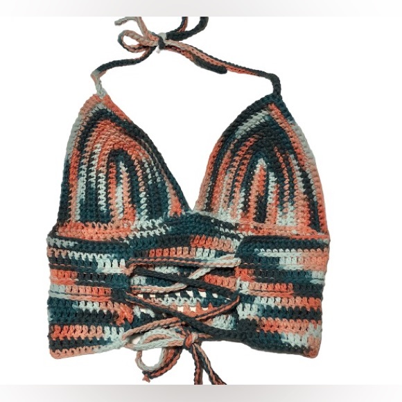 Beach halter top, brand new, handmade - Picture 5 of 6